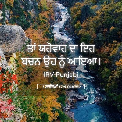 Picture 05 - 1 ਰਾਜਿਆਂ 17:8 PANIRV - ਤਾਂ ਯਹੋਵਾਹ ਦਾ ਇਹ - Bible Verse Picture