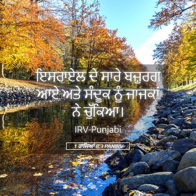 Picture 05 - 1 ਰਾਜਿਆਂ 8:3 PANIRV - ਇਸਰਾਏਲ ਦੇ ਸਾਰੇ - Bible Verse Picture