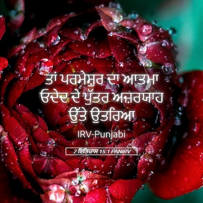 Picture 05 - 2 ਇਤਿਹਾਸ 15:1 PANIRV - ਤਾਂ ਪਰਮੇਸ਼ੁਰ ਦਾ - Bible Verse Picture