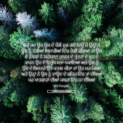 Picture 05 - 2 ਇਤਿਹਾਸ 24:25 PANIRV - ਅਤੇ ਜਦ ਉਹ ਉਸ ਦੇ - Bible Verse Picture