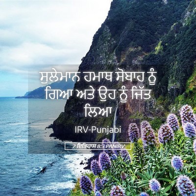 Picture 05 - 2 ਇਤਿਹਾਸ 8:3 PANIRV - ਸੁਲੇਮਾਨ ਹਮਾਥ - Bible Verse Picture