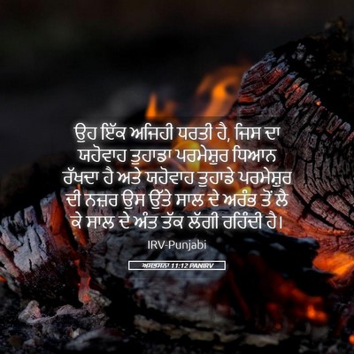 Picture 05 - ਅਸਤਸਨਾ 11:12 PANIRV - ਉਹ ਇੱਕ ਅਜਿਹੀ ਧਰਤੀ - Bible Verse Picture