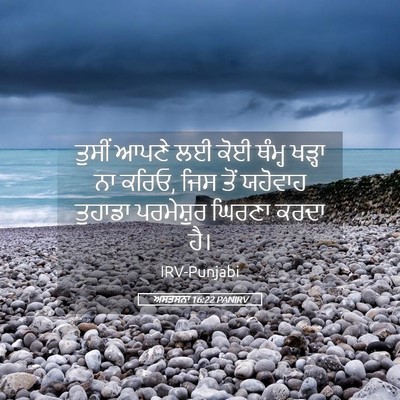 Picture 05 - ਅਸਤਸਨਾ 16:22 PANIRV - ਤੁਸੀਂ ਆਪਣੇ ਲਈ ਕੋਈ - Bible Verse Picture