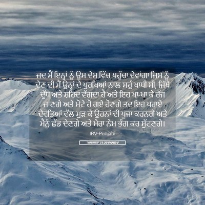 Picture 05 - ਅਸਤਸਨਾ 31:20 PANIRV - ਜਦ ਮੈਂ ਇਨ੍ਹਾਂ ਨੂੰ - Bible Verse Picture