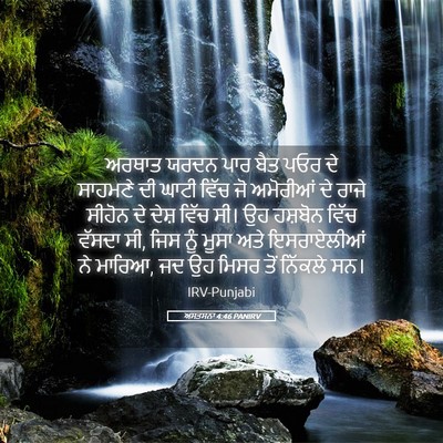 Picture 05 - ਅਸਤਸਨਾ 4:46 PANIRV - ਅਰਥਾਤ ਯਰਦਨ ਪਾਰ ਬੈਤ - Bible Verse Picture