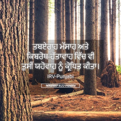 Picture 05 - ਅਸਤਸਨਾ 9:22 PANIRV - ਤਬਏਰਾਹ ਮੱਸਾਹ ਅਤੇ - Bible Verse Picture