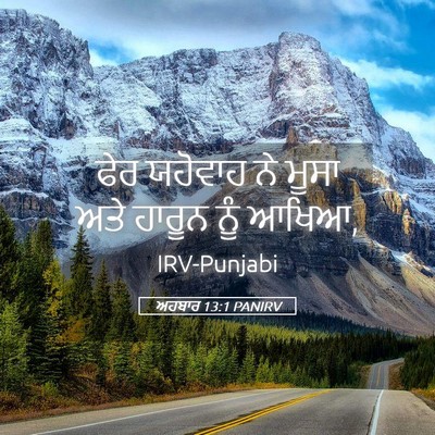 Picture 05 - ਅਹਬਾਰ 13:1 PANIRV - ਫੇਰ ਯਹੋਵਾਹ ਨੇ ਮੂਸਾ - Bible Verse Picture