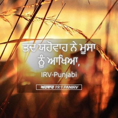 Picture 05 - ਅਹਬਾਰ 19:1 PANIRV - ਤਦ ਯਹੋਵਾਹ ਨੇ ਮੂਸਾ - Bible Verse Picture