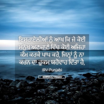 Picture 05 - ਅਹਬਾਰ 4:2 PANIRV - ਇਸਰਾਏਲੀਆਂ ਨੂੰ ਆਖ - Bible Verse Picture