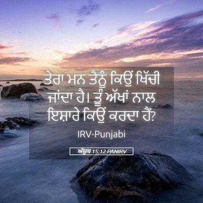 Picture 05 - ਅੱਯੂਬ 15:12 PANIRV - ਤੇਰਾ ਮਨ ਤੈਨੂੰ ਕਿਉਂ - Bible Verse Picture