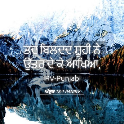 Picture 05 - ਅੱਯੂਬ 18:1 PANIRV - ਤਦ ਬਿਲਦਦ ਸ਼ੂਹੀ ਨੇ - Bible Verse Picture