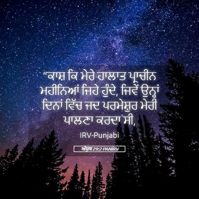 Picture 05 - ਅੱਯੂਬ 29:2 PANIRV - “ਕਾਸ਼ ਕਿ ਮੇਰੇ - Bible Verse Picture