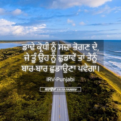 Picture 05 - ਕਹਾਉਤਾਂ 19:19 PANIRV - ਡਾਢੇ ਕ੍ਰੋਧੀ ਨੂੰ - Bible Verse Picture