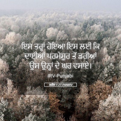 Picture 05 - ਖ਼ਰੋਜ 1:21 PANIRV - ਇਸ ਤਰ੍ਹਾਂ ਹੋਇਆ ਇਸ - Bible Verse Picture