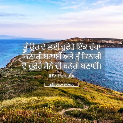 Picture 05 - ਖ਼ਰੋਜ 25:25 PANIRV - ਤੂੰ ਉਹ ਦੇ ਲਈ - Bible Verse Picture