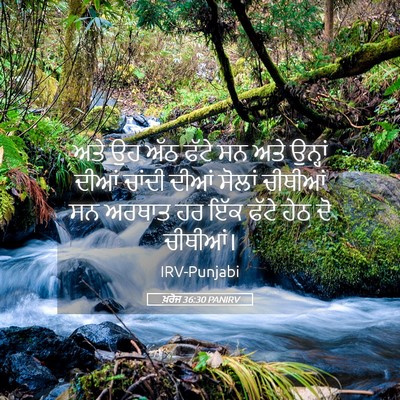 Picture 05 - ਖ਼ਰੋਜ 36:30 PANIRV - ਅਤੇ ਉਹ ਅੱਠ ਫੱਟੇ ਸਨ - Bible Verse Picture