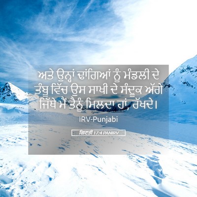 Picture 05 - ਗਿਣਤੀ 17:4 PANIRV - ਅਤੇ ਉਨ੍ਹਾਂ - Bible Verse Picture