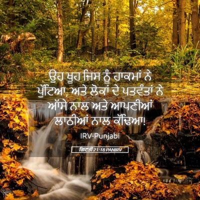 Picture 05 - ਗਿਣਤੀ 21:18 PANIRV - ਉਹ ਖੂਹ ਜਿਸ ਨੂੰ - Bible Verse Picture