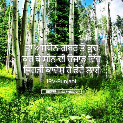 Picture 05 - ਗਿਣਤੀ 33:36 PANIRV - ਤਾਂ ਅਸਯੋਨ-ਗਬਰ ਤੋਂ - Bible Verse Picture