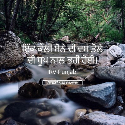 Picture 05 - ਗਿਣਤੀ 7:38 PANIRV - ਇੱਕ ਕੌਲੀ ਸੋਨੇ ਦੀ ਦਸ - Bible Verse Picture