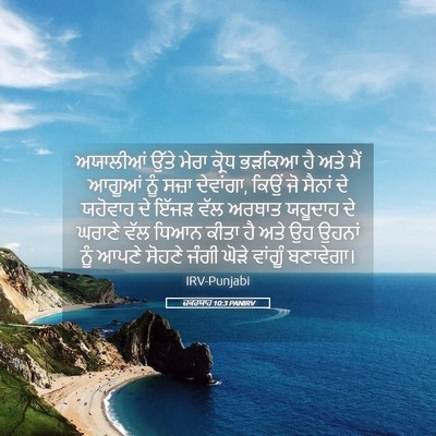 Picture 05 - ਜ਼ਕਰਯਾਹ 10:3 PANIRV - ਅਯਾਲੀਆਂ ਉੱਤੇ ਮੇਰਾ - Bible Verse Picture