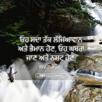 Picture 05 - ਜ਼ਬੂਰ 83:17 PANIRV - ਓਹ ਸਦਾ ਤੱਕ - Bible Verse Picture