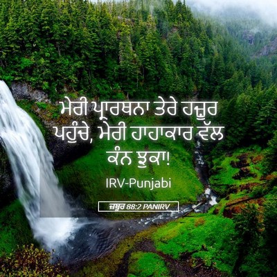 Picture 05 - ਜ਼ਬੂਰ 88:2 PANIRV - ਮੇਰੀ ਪ੍ਰਾਰਥਨਾ - Bible Verse Picture