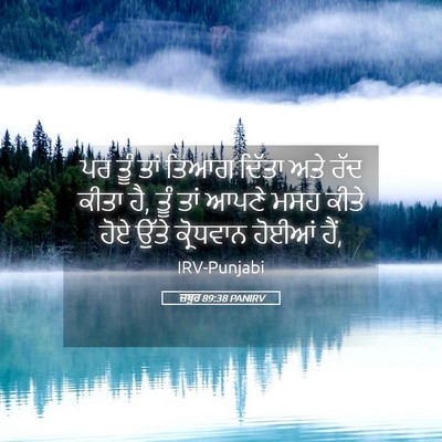 Picture 05 - ਜ਼ਬੂਰ 89:38 PANIRV - ਪਰ ਤੂੰ ਤਾਂ ਤਿਆਗ - Bible Verse Picture