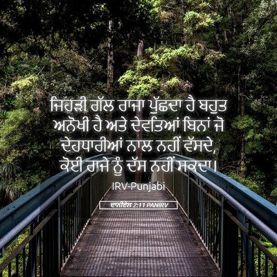 Picture 05 - ਦਾਨੀਏਲ 2:11 PANIRV - ਜਿਹੜੀ ਗੱਲ ਰਾਜਾ - Bible Verse Picture