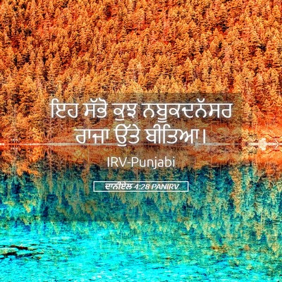 Picture 05 - ਦਾਨੀਏਲ 4:28 PANIRV - ਇਹ ਸੱਭੋ ਕੁਝ - Bible Verse Picture