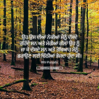 Picture 05 - ਨਹਮਯਾਹ 6:19 PANIRV - ਉਹ ਉਸ ਦੀਆਂ ਨੇਕੀਆਂ - Bible Verse Picture