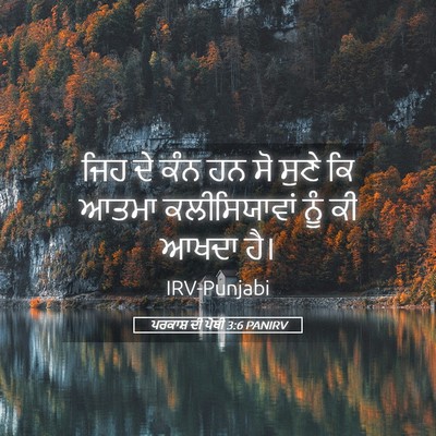 Picture 05 - ਪਰਕਾਸ਼ ਦੀ ਪੋਥੀ 3:6 PANIRV - ਜਿਹ ਦੇ ਕੰਨ ਹਨ ਸੋ - Bible Verse Picture