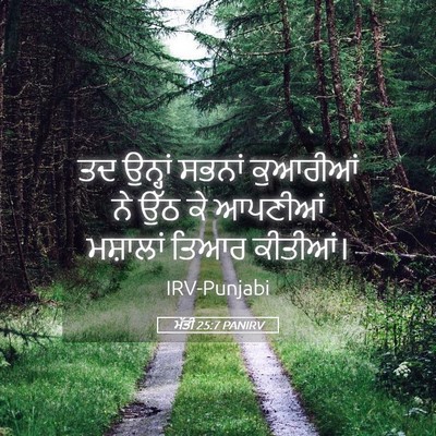 Picture 05 - ਮੱਤੀ 25:7 PANIRV - ਤਦ ਉਨ੍ਹਾਂ ਸਭਨਾਂ - Bible Verse Picture
