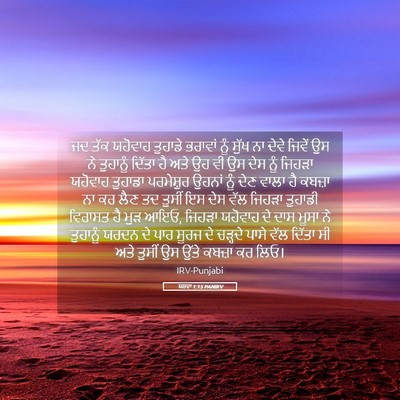 Picture 05 - ਯਸ਼ਵਾ 1:15 PANIRV - ਜਦ ਤੱਕ ਯਹੋਵਾਹ - Bible Verse Picture