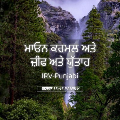Picture 05 - ਯਸ਼ਵਾ 15:55 PANIRV - ਮਾਓਨ ਕਰਮਲ ਅਤੇ ਜ਼ੀਫ - Bible Verse Picture