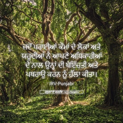 Picture 05 - ਰਸੂਲਾਂ ਦੇ ਕਰਤੱਬ 14:5 PANIRV - ਜਦੋਂ ਪਰਾਈਆਂ ਕੌਮਾਂ - Bible Verse Picture