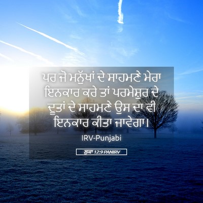 Picture 05 - ਲੂਕਾ 12:9 PANIRV - ਪਰ ਜੋ ਮਨੁੱਖਾਂ ਦੇ - Bible Verse Picture