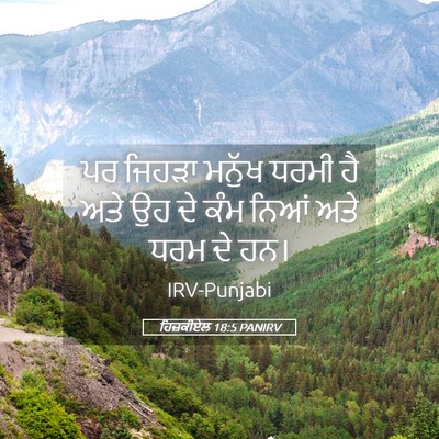 Picture 05 - ਹਿਜ਼ਕੀਏਲ 18:5 PANIRV - ਪਰ ਜਿਹੜਾ ਮਨੁੱਖ - Bible Verse Picture