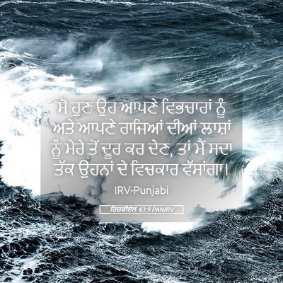 Picture 05 - ਹਿਜ਼ਕੀਏਲ 43:9 PANIRV - ਸੋ ਹੁਣ ਉਹ ਆਪਣੇ - Bible Verse Picture