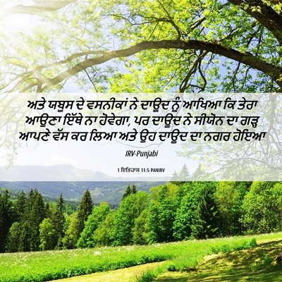 Picture 06 - 1 ਇਤਿਹਾਸ 11:5 PANIRV - ਅਤੇ ਯਬੂਸ ਦੇ - Bible Verse Picture