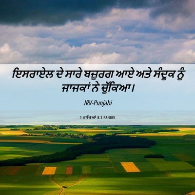 Picture 06 - 1 ਰਾਜਿਆਂ 8:3 PANIRV - ਇਸਰਾਏਲ ਦੇ ਸਾਰੇ - Bible Verse Picture