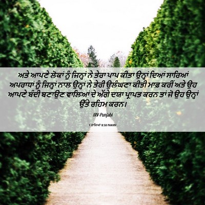 Picture 06 - 1 ਰਾਜਿਆਂ 8:50 PANIRV - ਅਤੇ ਆਪਣੇ ਲੋਕਾਂ ਨੂੰ - Bible Verse Picture