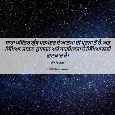 Picture 06 - 2 ਤਿਮੋਥਿਉਸ 3:16 PANIRV - ਸਾਰਾ ਪਵਿੱਤਰ ਗ੍ਰੰਥ - Bible Verse Picture