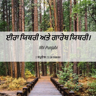 Picture 06 - 2 ਸਮੂਏਲ 23:38 PANIRV - ਈਰਾ ਯਿਥਰੀ ਅਤੇ - Bible Verse Picture
