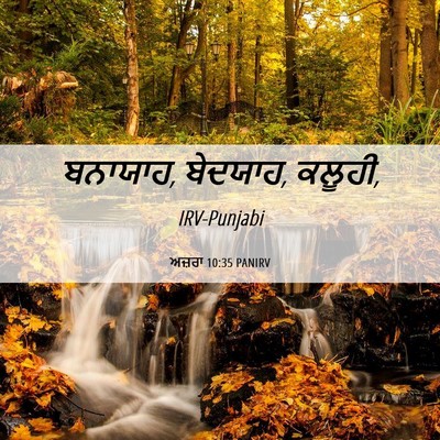 Picture 06 - ਅਜ਼ਰਾ 10:35 PANIRV - ਬਨਾਯਾਹ, ਬੇਦਯਾਹ, - Bible Verse Picture