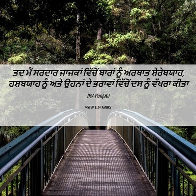 Picture 06 - ਅਜ਼ਰਾ 8:24 PANIRV - ਤਦ ਮੈਂ ਸਰਦਾਰ - Bible Verse Picture