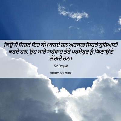 Picture 06 - ਅਸਤਸਨਾ 25:16 PANIRV - ਕਿਉਂ ਜੋ ਜਿਹੜੇ ਇਹ - Bible Verse Picture