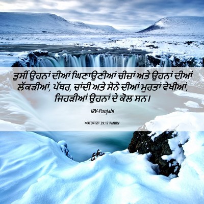Picture 06 - ਅਸਤਸਨਾ 29:17 PANIRV - ਤੁਸੀਂ ਉਹਨਾਂ ਦੀਆਂ - Bible Verse Picture