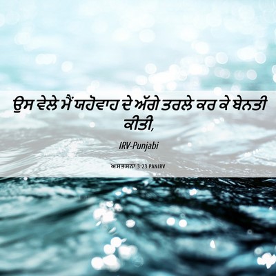 Picture 06 - ਅਸਤਸਨਾ 3:23 PANIRV - ਉਸ ਵੇਲੇ ਮੈਂ ਯਹੋਵਾਹ - Bible Verse Picture