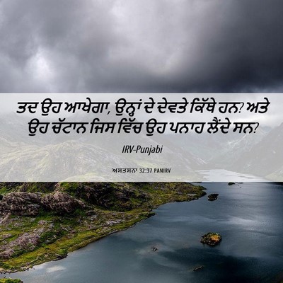 Picture 06 - ਅਸਤਸਨਾ 32:37 PANIRV - ਤਦ ਉਹ ਆਖੇਗਾ, ਉਨ੍ਹਾਂ - Bible Verse Picture